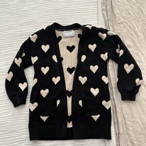 Old Navy | Black Heart Cardigan